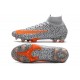 Nike Mercurial Superfly VII Elite DF CR7 FG Blanc Noir Orange