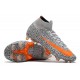 Nike Mercurial Superfly VII Elite DF CR7 FG Blanc Noir Orange