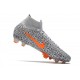 Nike Mercurial Superfly VII Elite DF CR7 FG Blanc Noir Orange