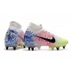 Nike Mercurial Superfly 7 Elite SG-Pro Neymar Blanc Noir Bleu Volt