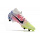 Nike Mercurial Superfly 7 Elite SG-Pro Neymar Blanc Noir Bleu Volt