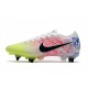 Nike Mercurial Vapor XIII Elite SG PRO AC Neymar Blanc Noir Bleu Volt