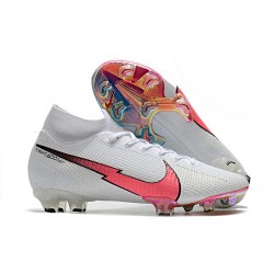 Nike Mercurial Superfly VII Elite DF FG Blanc Cramoisi Bleu