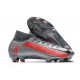 Nike Mercurial Superfly VII Elite DF FG Gris Rouge Noir