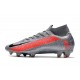 Nike Mercurial Superfly VII Elite DF FG Gris Rouge Noir