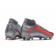 Nike Mercurial Superfly VII Elite DF FG Gris Rouge Noir