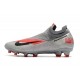 Chaussure de foot Nike Phantom Vision II Elite DF FG Gris Noir