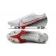 Nike Crampons 2020 Mercurial Vapor XIII Elite FG Blanc Cramoisi Noir