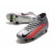 Nike Mercurial Superfly 7 Elite SG-Pro Anti-Clog Gris Noir Rouge