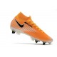 Nike Mercurial Superfly 7 Elite SG Anti-Clog Orange Laser Noir Blanc