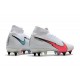 Nike Mercurial Superfly 7 Elite SG-Pro Anti-Clog Blanc Rouge Bleu