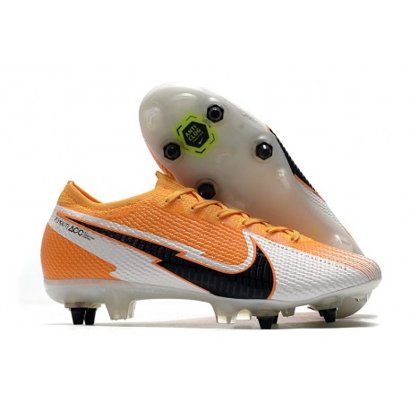 Nike Mercurial Vapor XIII Elite SG PRO AC Orange Laser Noir Blanc