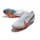 Chaussures Nike Mercurial Vapor XIII Elite AG-PRO Blanc Rouge Bleu