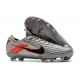 Nike Tiempo Legend 8 Elite FG Crampon Foot - Gris Noir Rouge