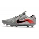 Nike Tiempo Legend 8 Elite FG Crampon Foot - Gris Noir Rouge