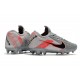 Nike Tiempo Legend 8 Elite FG Crampon Foot - Gris Noir Rouge