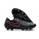 Nike Tiempo Legend 8 Elite FG Crampon Foot - Noir Rose