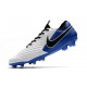 Nike Tiempo Legend 8 Elite FG Crampon Foot - Blanc Bleu Noir