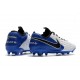 Nike Tiempo Legend 8 Elite FG Crampon Foot - Blanc Bleu Noir