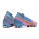 Nike Mercurial Superfly 7 Elite DF FG Bleu Rose Or