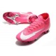 Nike Mercurial Superfly 7 Elite DF FG x Mbappe Rose Blanc Noir