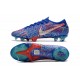 Nike 2020 Mercurial Vapor XIII Elite FG Sancho Bleu Blanc Vert Noir