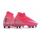 Nike Mercurial Superfly 7 Elite SG Anti-Clog x Mbappe Rose Blanc Noir