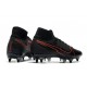 Nike Mercurial Superfly 7 Elite SG-Pro Anti-Clog Noir Rouge