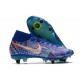 Nike Mercurial Superfly 7 Elite SG-Pro Sancho Bleu Blanc Vert Noir