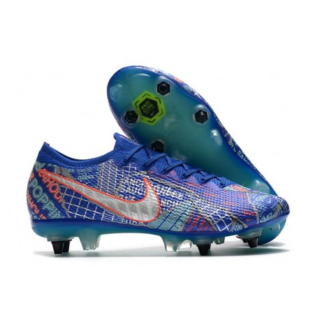 Nike Mercurial Vapor XIII Elite SG PRO AC Sancho Bleu Blanc Vert Noir