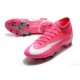 Nike Neuf Mercurial Superfly 7 Elite AG-Pro x Mbappe Rose Blanc Noir