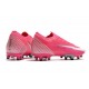 Chaussures Nike Mercurial Vapor XIII Elite AG Mbappe Rose Blanc Noir