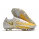 Nike Crampons de Foot Phantom GT Elite FG Blanc Or