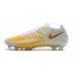 Nike Crampons de Foot Phantom GT Elite FG Blanc Or