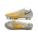 Nike Crampons de Foot Phantom GT Elite FG Blanc Or