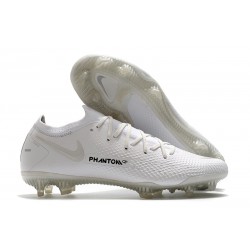 Nike Crampons de Foot Phantom GT Elite FG Blanc