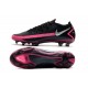 Nike Crampons de Foot Phantom GT Elite FG Noir Argent Rose