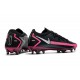 Nike Crampons de Foot Phantom GT Elite FG Noir Argent Rose