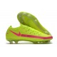 Nike Crampons de Foot Phantom GT Elite FG Vert Rose