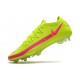 Nike Crampons de Foot Phantom GT Elite FG Vert Rose