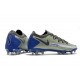 Nike Crampons de Foot Phantom GT Elite FG Bleu Gris Noir