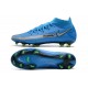 Nike Phantom GT Elite DF FG Neuf Crampons Bleu Argent