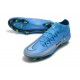 Nike Phantom GT Elite DF FG Neuf Crampons Bleu Argent