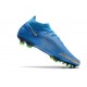 Nike Phantom GT Elite DF FG Neuf Crampons Bleu Argent