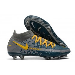 Nouvelles Nike Phantom GT Elite Dynamic Fit FG Bleu Gris Jaune