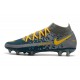 Nouvelles Nike Phantom GT Elite Dynamic Fit FG Bleu Gris Jaune