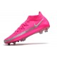 Chaussure Nouvelles Nike Phantom GT Elite Dynamic Fit FG Rose Argent