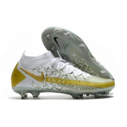 Chaussure Nouvelles Nike Phantom GT Elite Dynamic Fit FG Bianco Oro