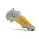 Nike Phantom GT Elite DF FG Neuf Crampons Or Blanc