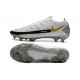 Nike Crampons de Foot Phantom GT Elite FG Blanc Noir Or Rouge